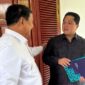 Menteri Pertahanan Prabowo Subianto bersama menteri BUMN Erick Thohir. (Facbook.com/@Erick Thohir)
