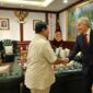Menteri Pertahanan Prabowo Subianto menerima kunjungan Tony Blair, di Kementerian Pertahanan. (Dok. Tim Media Prabowo)