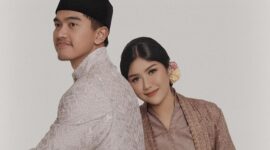 Ketua Umum Partai Solidaritas Indonesia (PSI), Kaesang Pangarep bersama Istri, Erina Gudono. (Instagram.com @ kaesangp)

