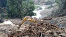 Penambang Emas Masih Tertimbun Longsor di Nagari Sungai Abu, Kabupaten Solok. (Dok. vsi.esdm.go.id)


