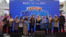 Lebih dari 150 peserta hadir dalam acara Festival Sekolah BERHATI 2025 di Atrium The Breeze BSD City pada 26 Mei 2025. (Dok. Sinar Mas Land)