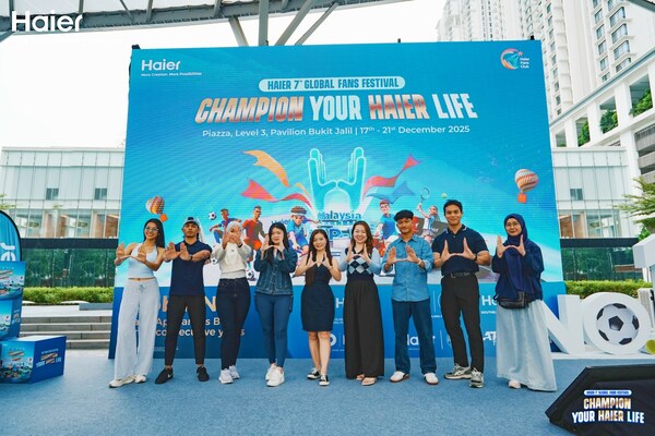 Haier Malaysia Welcomes the 7th Global Fans Festival with Immersive Pop-Up Experience